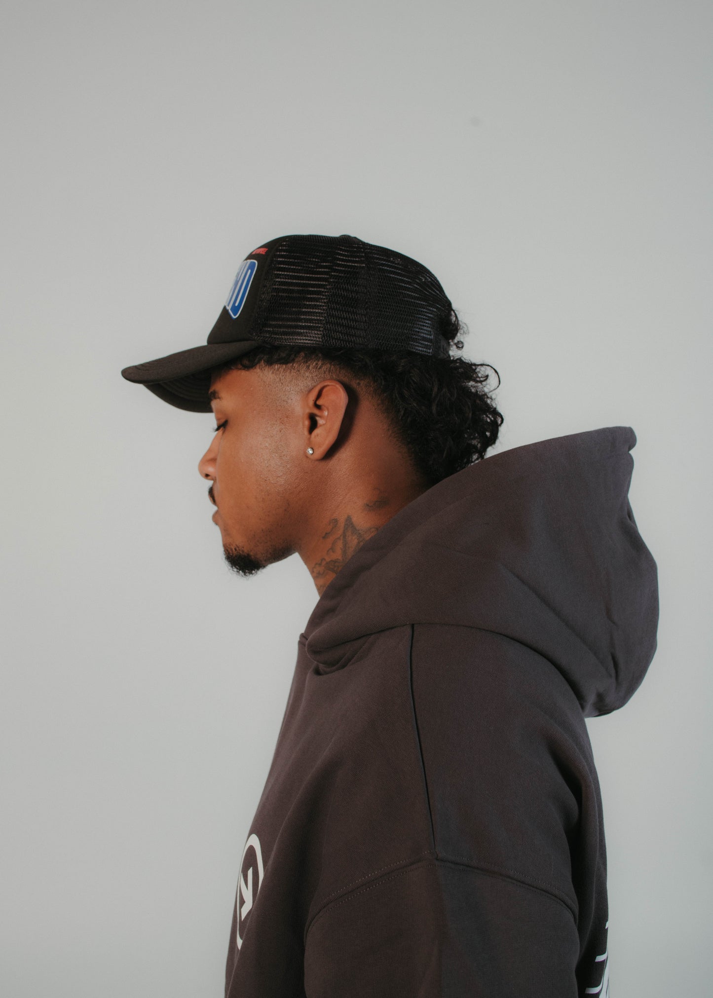 The Send Black Trucker Hat