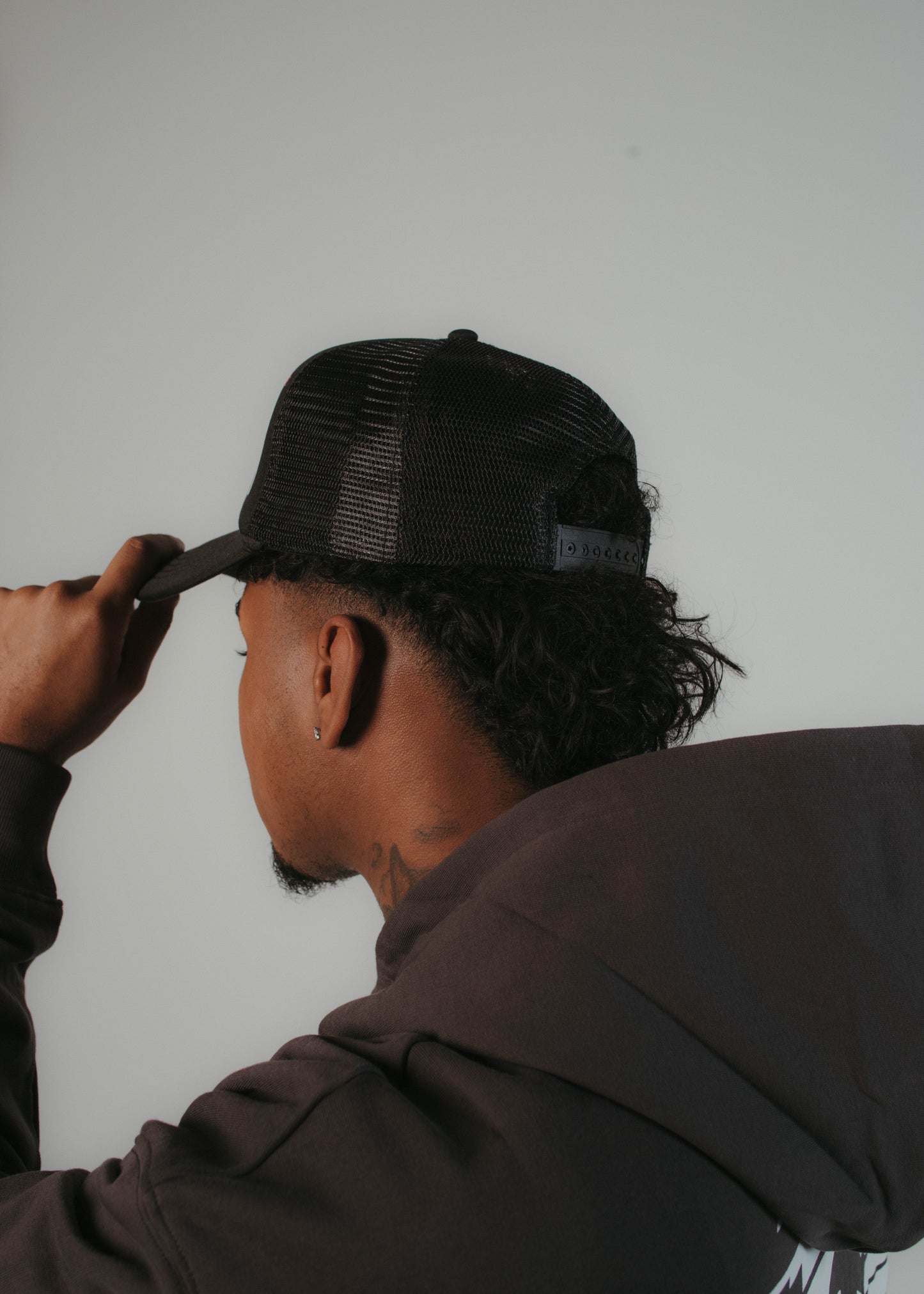 The Send Black Trucker Hat