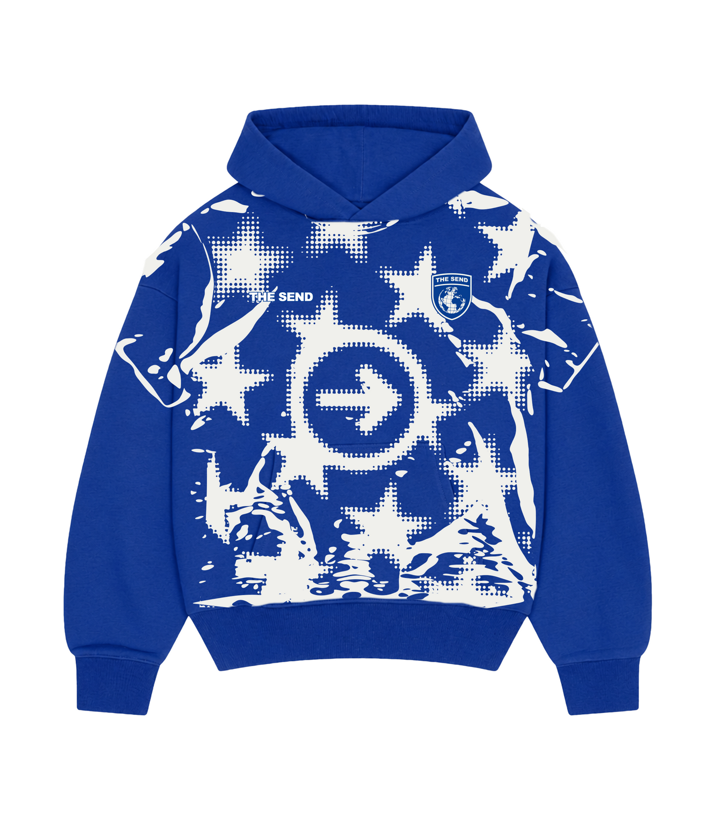 The Send Jersey Hoodie Blue