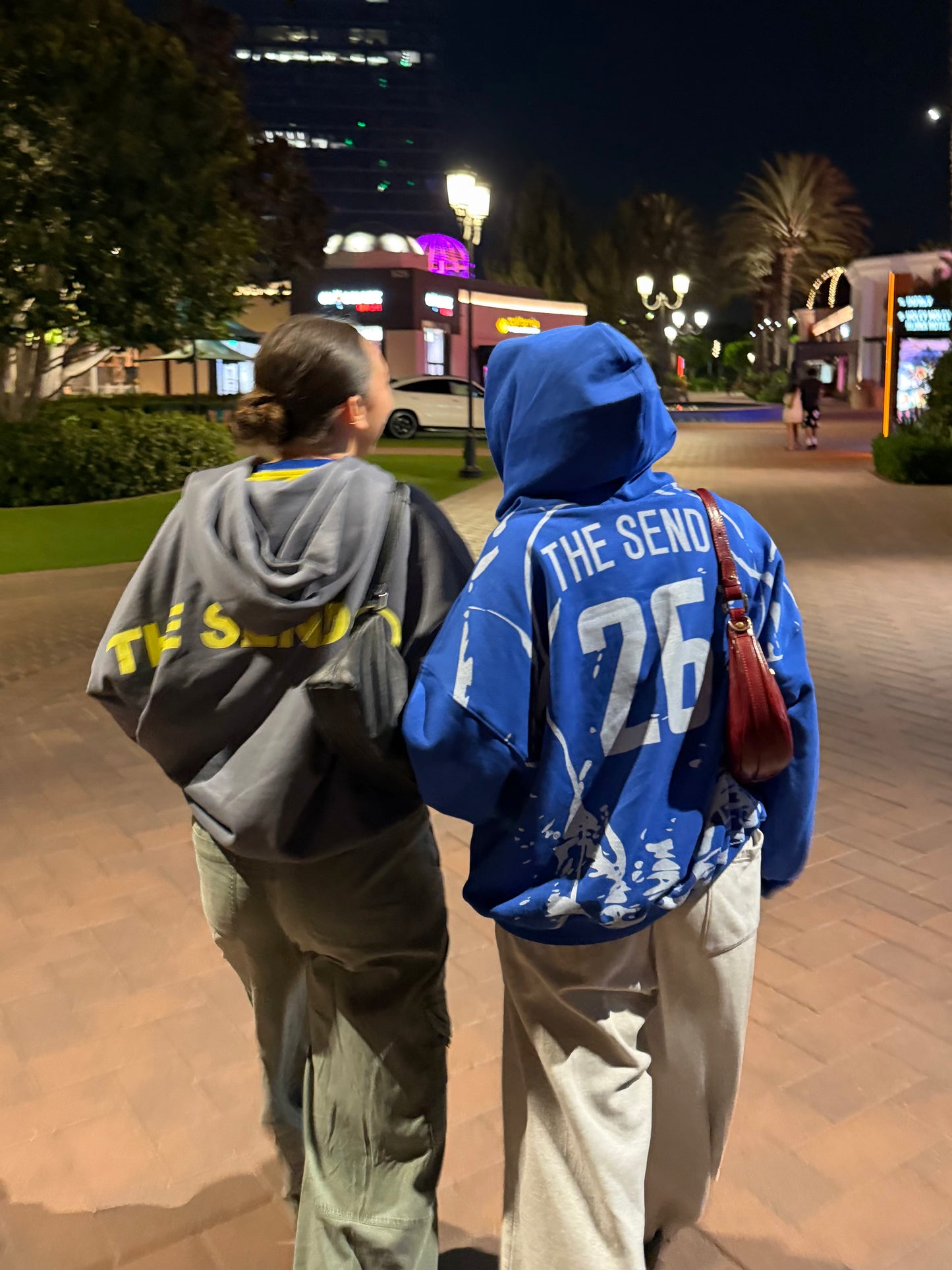 The Send Jersey Hoodie Blue
